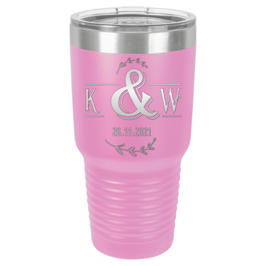 K & W Print Insulated Tumbler